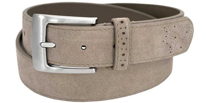 Men's Tan Leather Belt